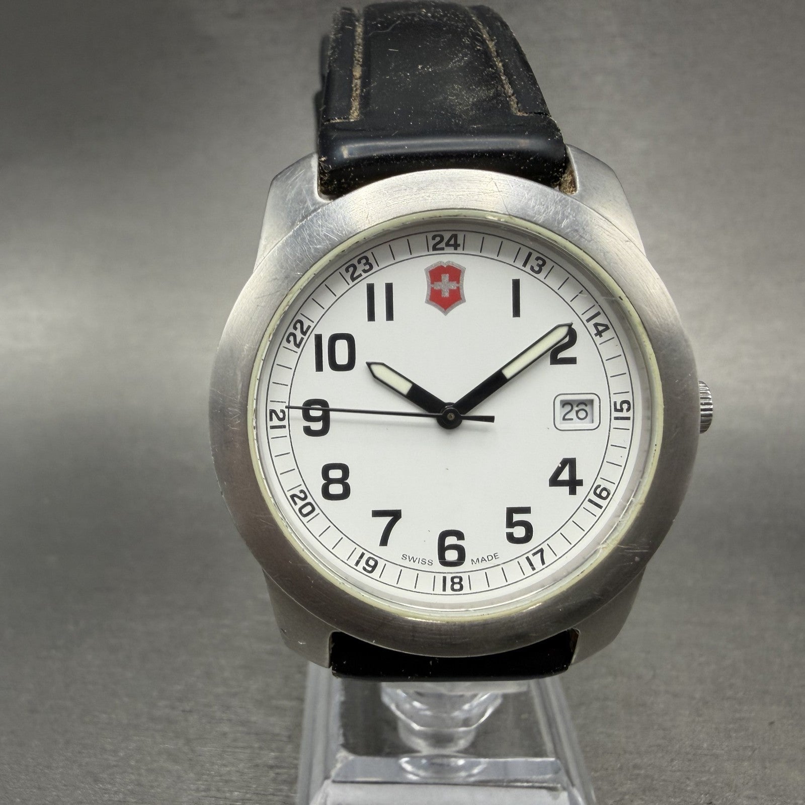 Victorinox Swiss Army Field Watch Men 38mm White Dial Steel 26000.CB PARTS0