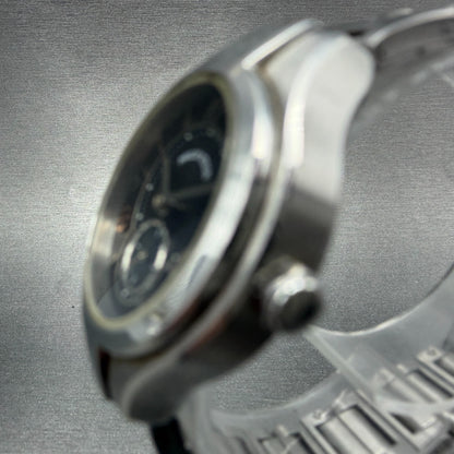 Philip Stein Watch Women 28mm Black Dial Silver Tone Small Seconds New Battery2