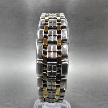 Citizen Eco-Drive Lucca Watch Women 25mm MOP Dial Two Tone Date Diamonds Runs L7