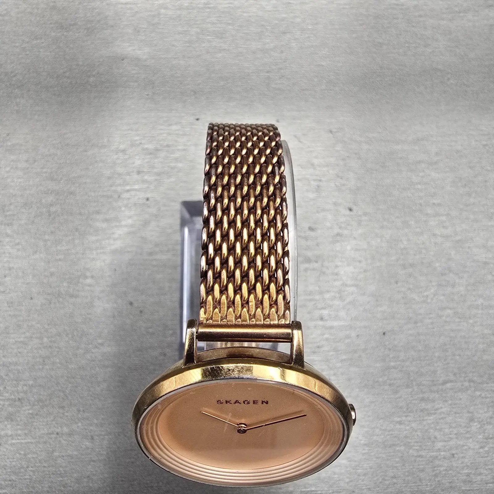 Skagen Ditte Watch Women 36mm Pink Dial Rose Gold Tone Round SKW2334 New Battery4