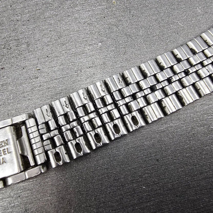 Citizen Bracelet 18mm Stainless Steel Two Tone Vintage Japan ONLY ONE END LINK11