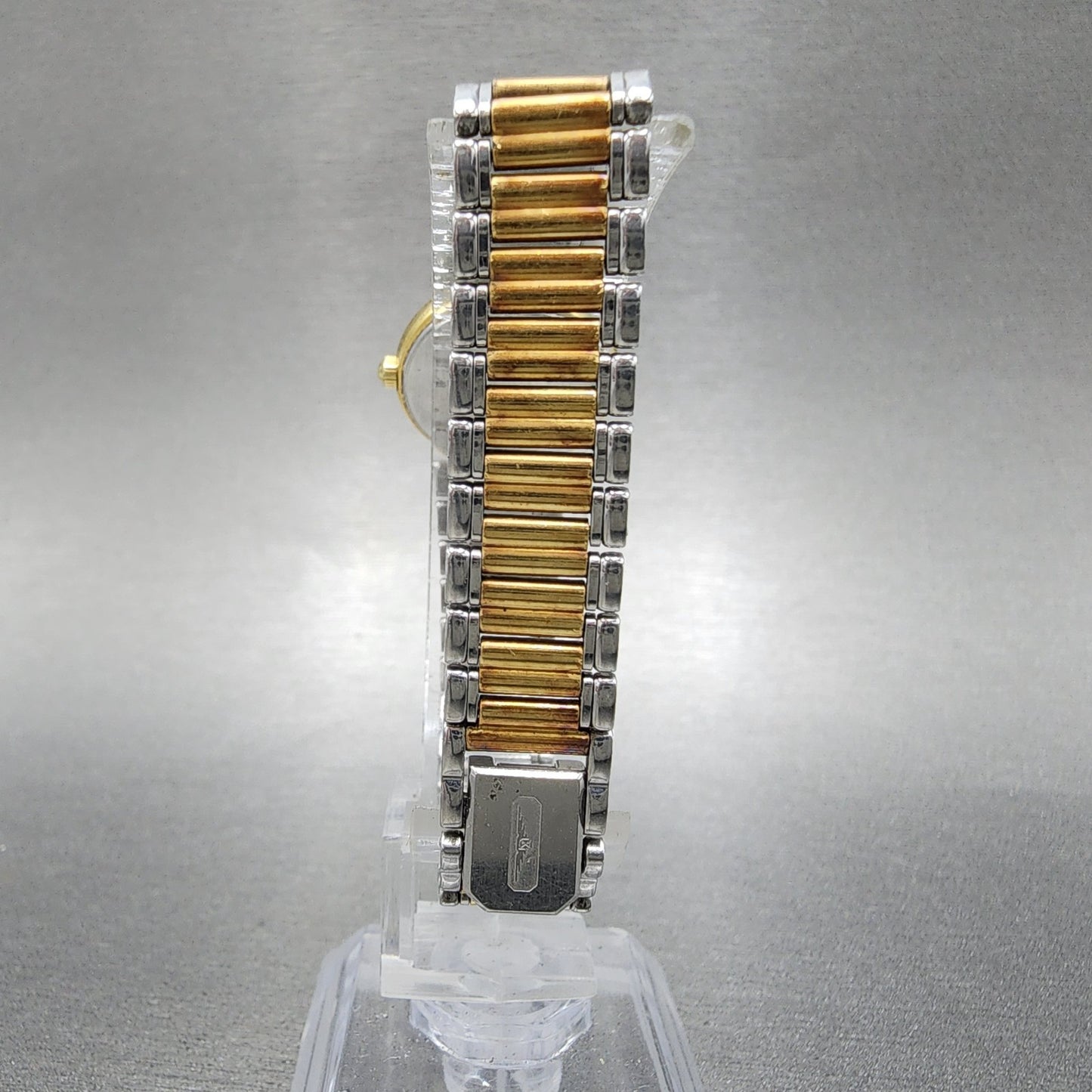 Longines Watch Women 20mm Gold Dial Two Tone Round 21852475 New Battery VTG6