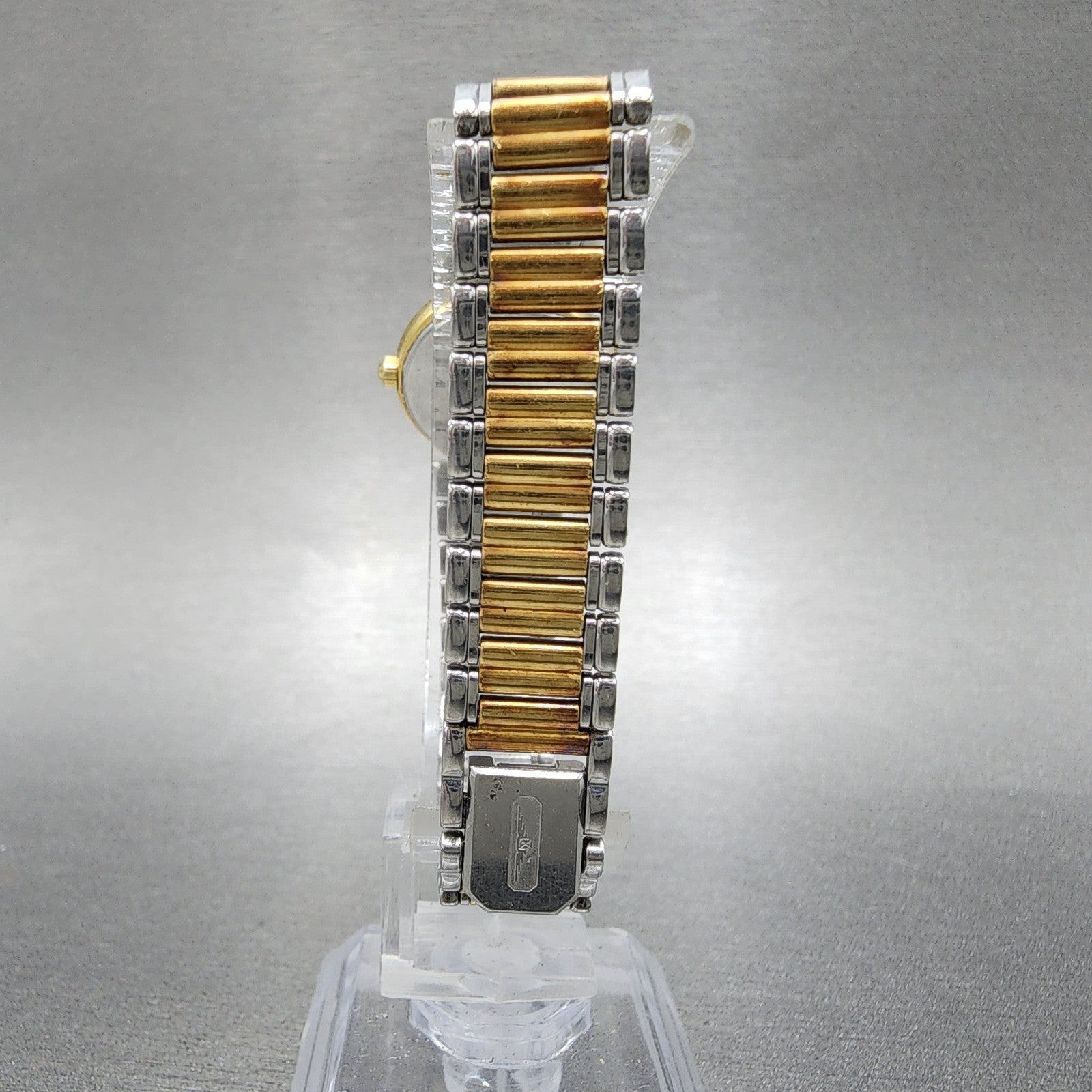 Longines Watch Women 20mm Gold Dial Two Tone Round 21852475 New Battery VTG6