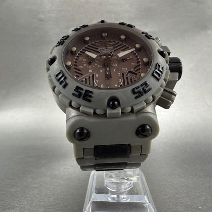 Invicta Subaqua Nitro Chrono Watch Men 50mm Silver Dial Gray Tone 0406 NewBatt5