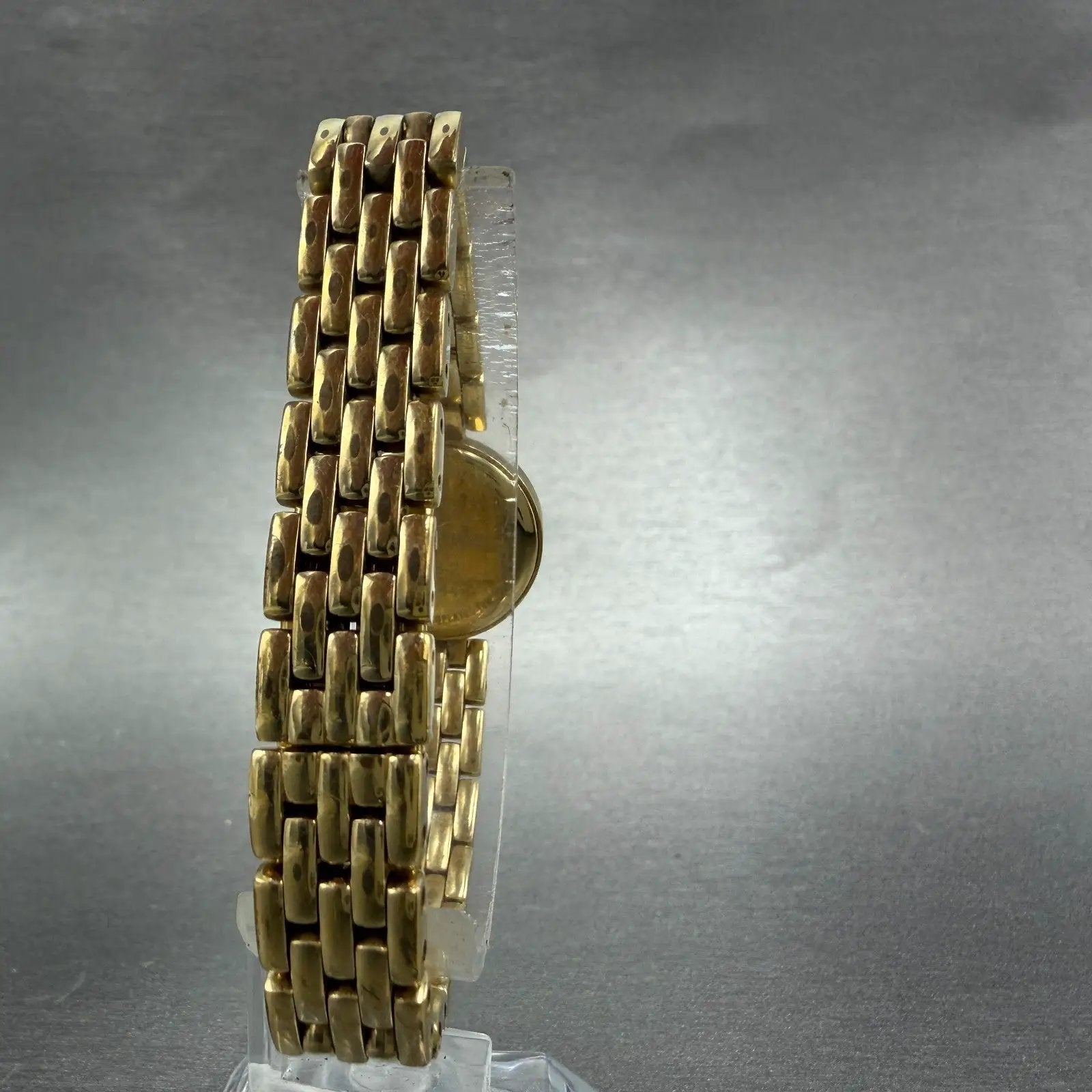 Raymond Weil Watch Women 20mm Gold Dial Gold Plated Round 5806-2 New Battery7