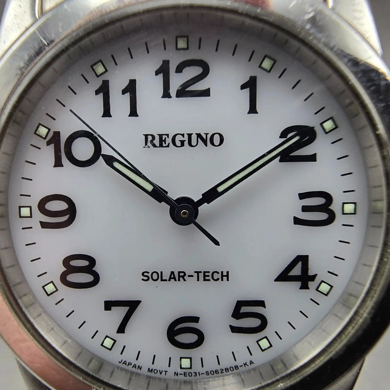 Citizen Reguno Solar Watch Women 30mm White Dial Silver Tone E031-S038090 Runs1