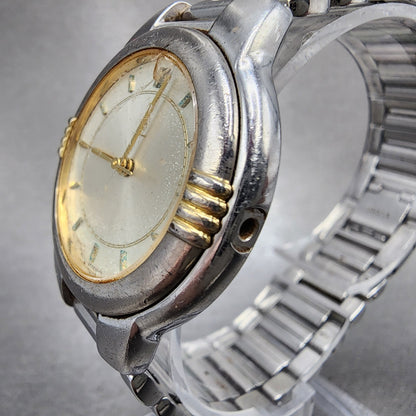 Yves Saint Laurent Watch Women 32mm White Dial Two Tone Round 6031G11246 PARTS3
