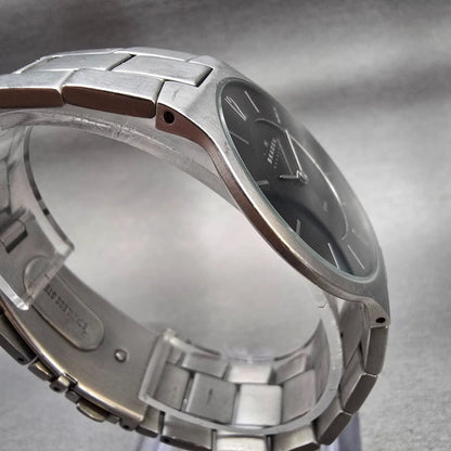 Skagen Watch Men 34mm Gray Dial Silver Tone Round 572LSXM New Battery3