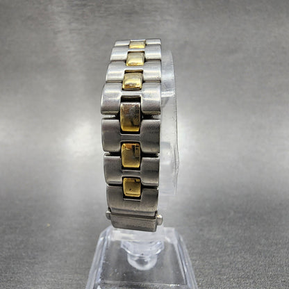 Skagen Watch Women 23mm Silver Dial Two Tone Date Round 236SGX New Battery