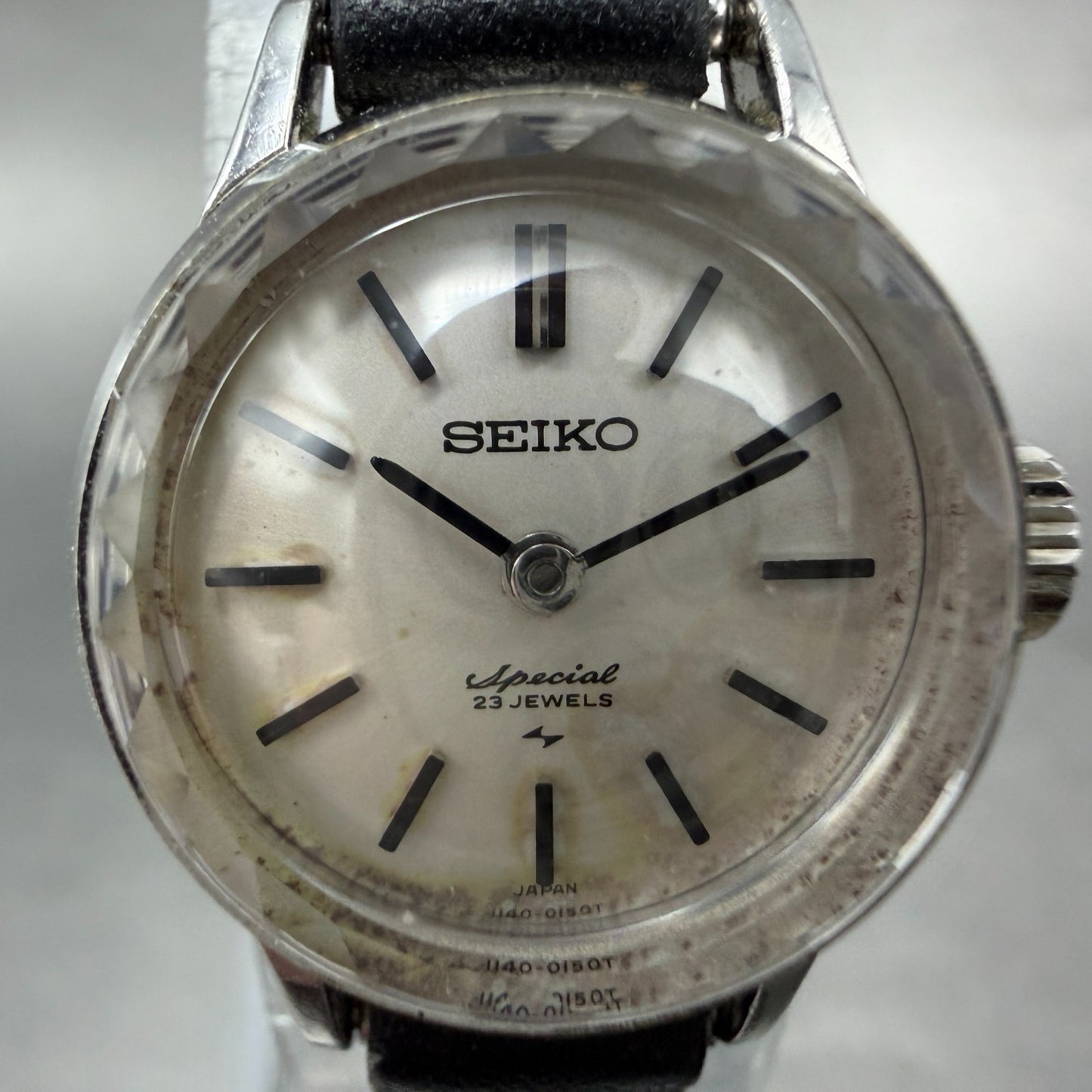 Seiko Special Watch Women 19mm Silver Dial Silver Tone Round 1140-0060 Runs1