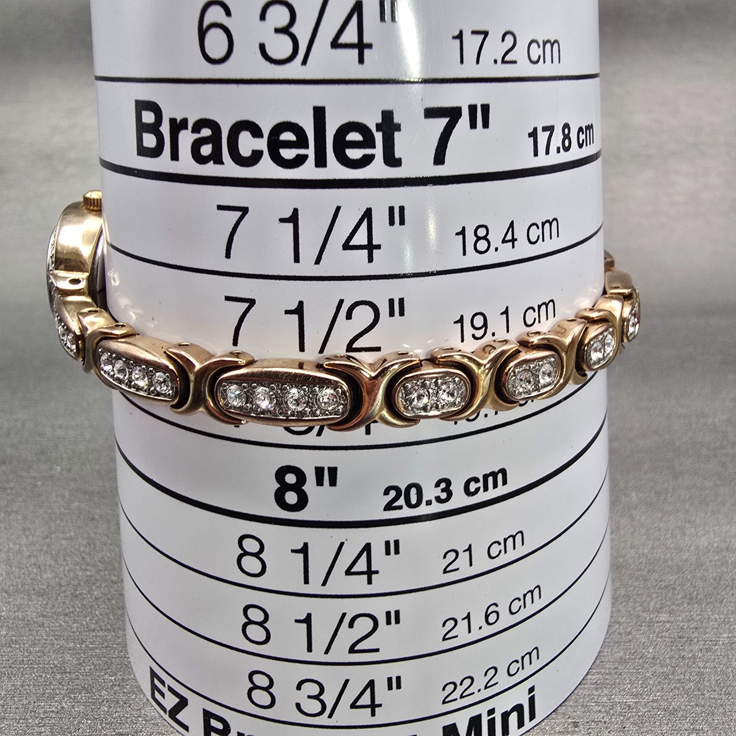 Bulova Watch Women 17mm MOP Dial Rose Gold Tone Gemmed Oval 98L200 New Battery9