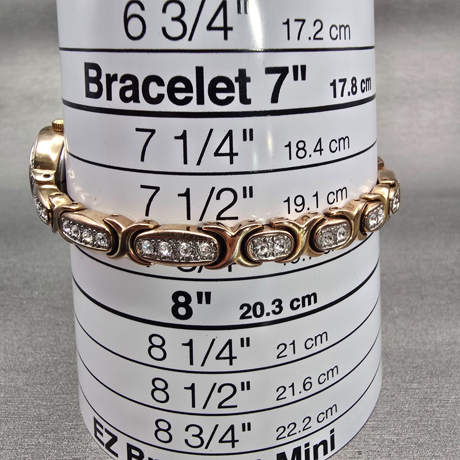 Bulova Watch Women 17mm MOP Dial Rose Gold Tone Gemmed Oval 98L200 New Battery9