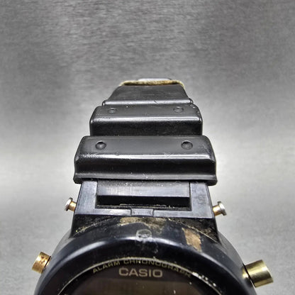Casio G-Shock DW-6100 Watch Men 41mm Black Thermometer alarm Chrono READ! NewBat4