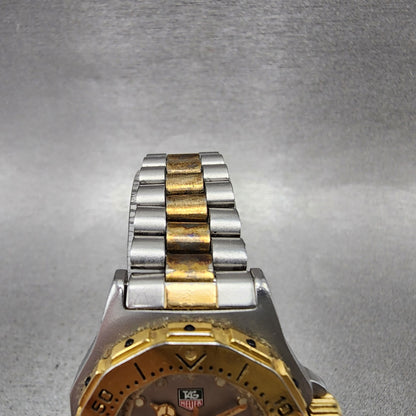 Tag Heuer Professional Dive Watch Women 28mm Gray Dial Two Tone Date New Battery4