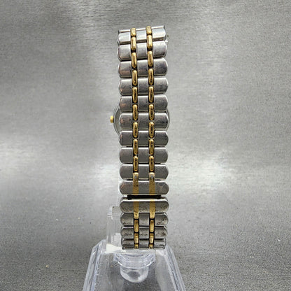 Yves Saint Laurent Watch Women 24mm Champagne Dial Two Tone Round New Battery7