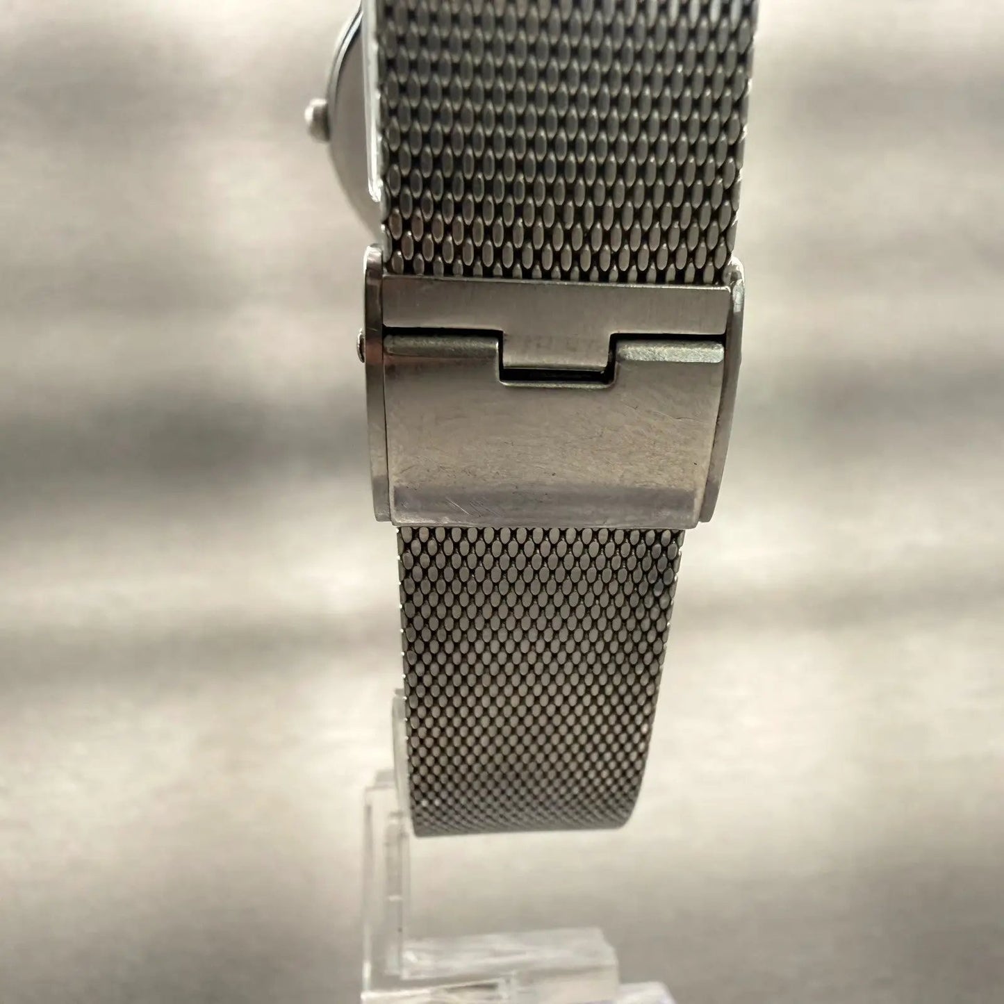 Seiko Watch Men 34mm White Dial Silver Tone Oval 6431-5040 New Battery Vintage7