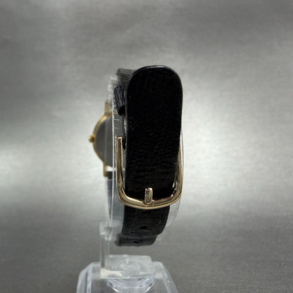 Seiko Watch Women 26mm White Dial Gold Tone Round 1N00-0A29 New Battery Leather7