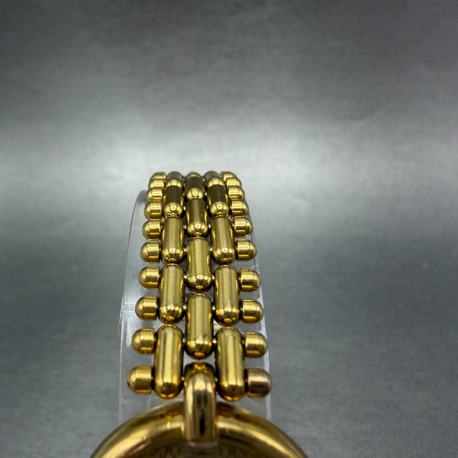 Longines Rodolphe Watch Women 24mm Gold Dial Gold Tone Round New Battery VTG4