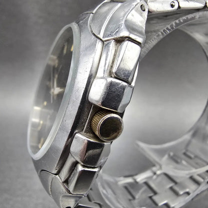 Citizen Eco-Drive Chronograph Watch Men 40mm Black Dial Steel Date H500 PARTS3