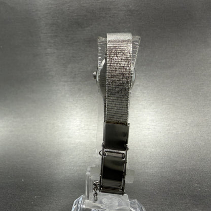 Citizen CQ Watch Women 18mm Silver Dial Silver Tone Oval 4-752104 New Battery7