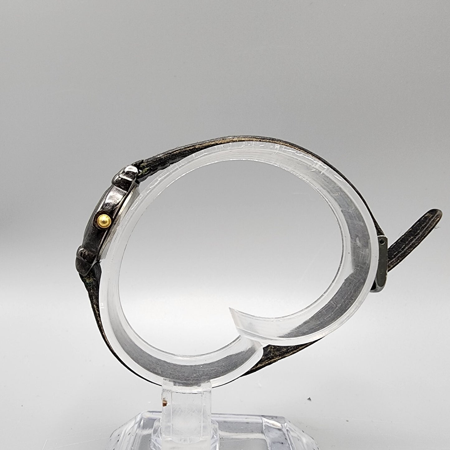 VTG Citizen CQ Watch Women 19mm Black Dial Black Tone 5930-K01060 New Battery