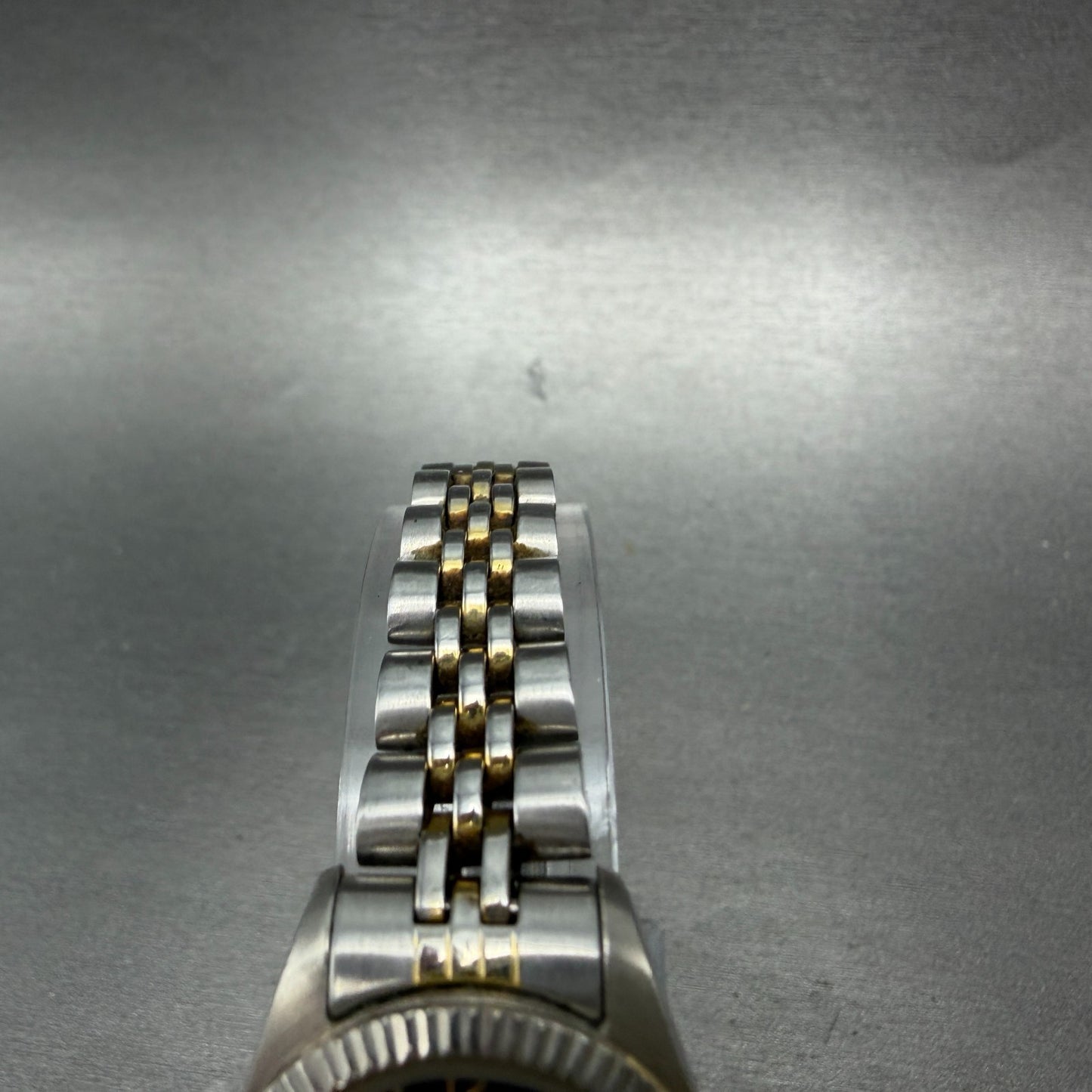 Waltham Prestige Watch Women 24mm Blue Dial Two Tone Daydate PC23 New Battery4