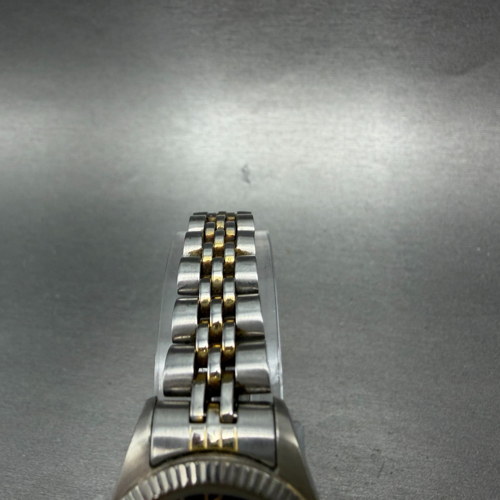 Waltham Prestige Watch Women 24mm Blue Dial Two Tone Daydate PC23 New Battery4