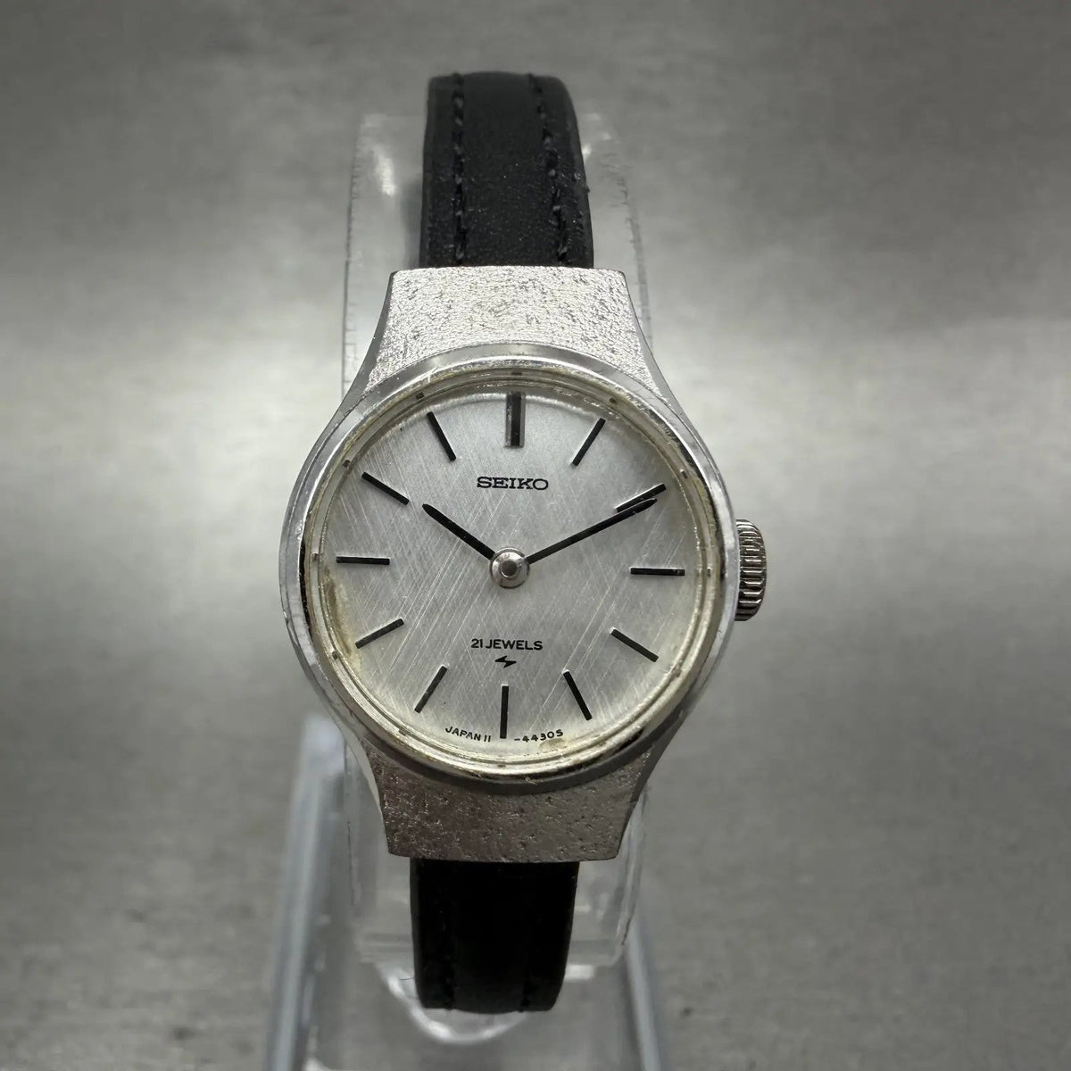 Seiko Watch Women 19mm Silver Dial Silver Tone Manual Round 11-1190 Runs VTG0