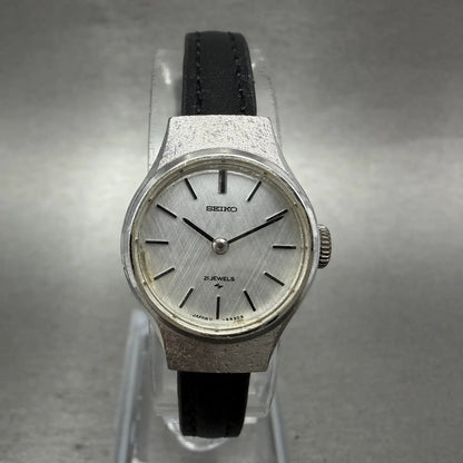 Seiko Watch Women 19mm Silver Dial Silver Tone Manual Round 11-1190 Runs VTG0