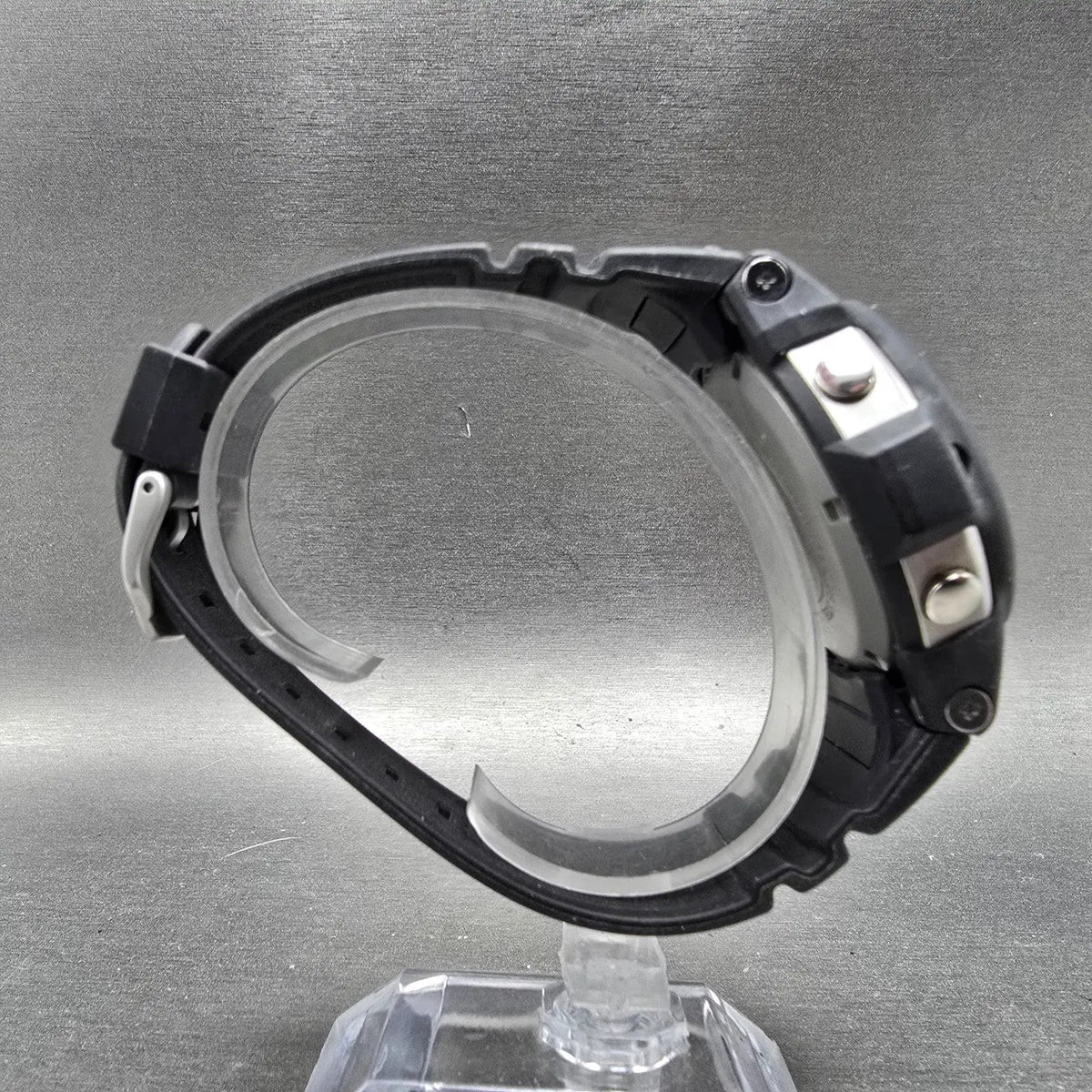 Casio G-Shock GS-1000 Watch Men 47mm Black Dial Black Silver Date Round Works JP8