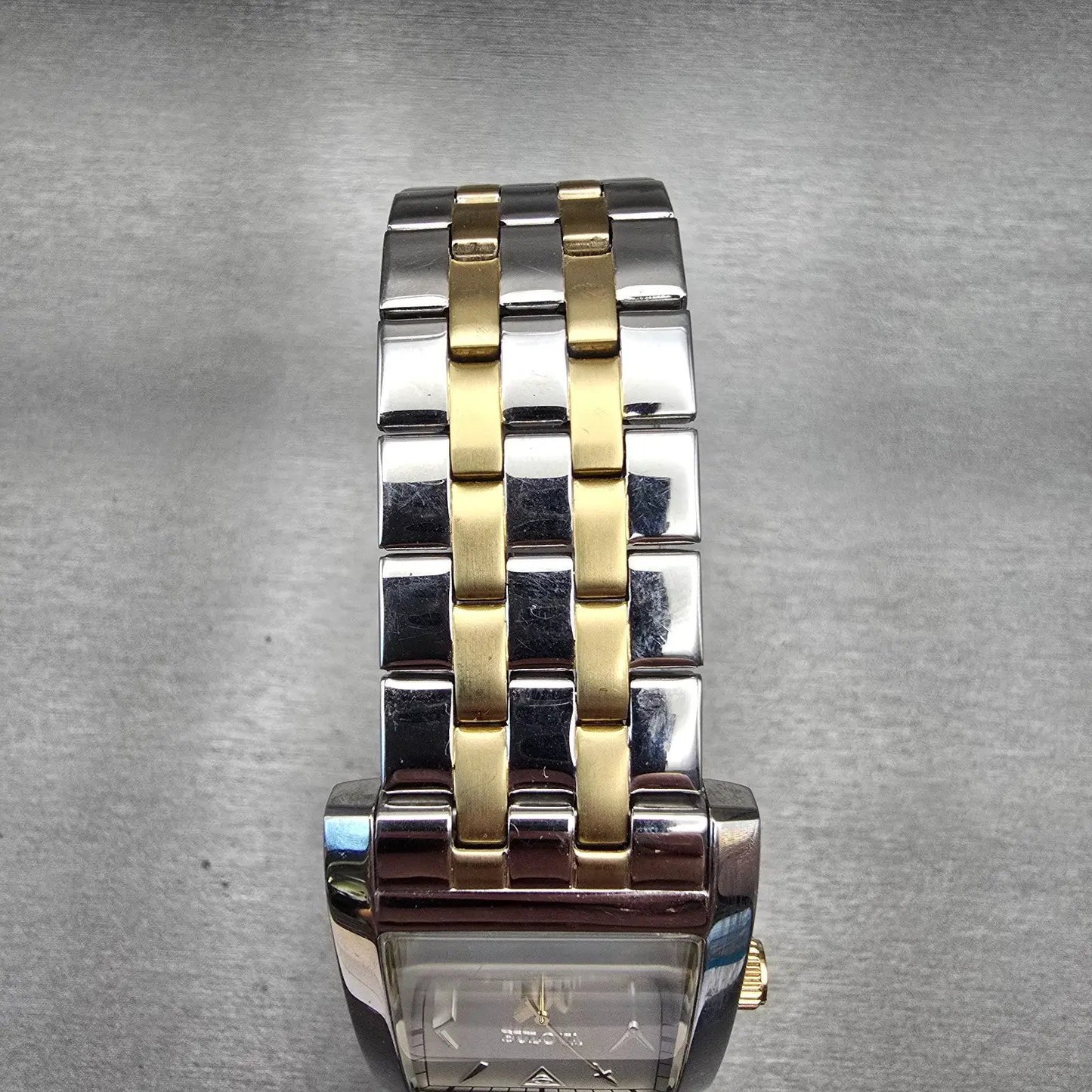 Bulova Tank Watch Men 35mm Silver Dial Steel Rectangle Masonic 98A137 New Batt4