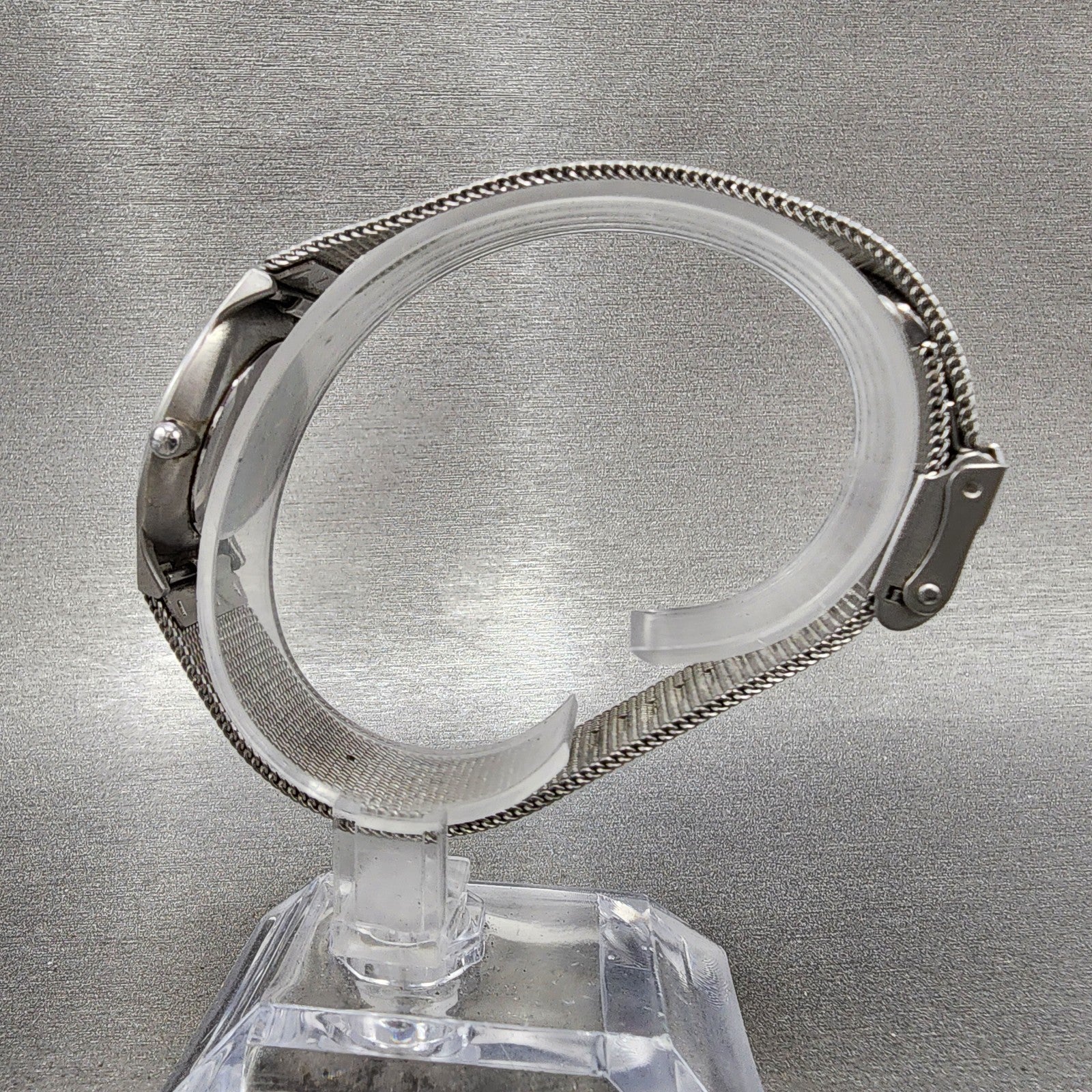 Skagen Watch Women 28mm Black Dial Stainless Steel Round Mesh Band New Battery6