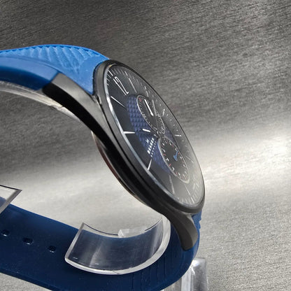 Skagen Watch Men 42mm Black Blue Dial Titanium Date Round 435XXLTNRN New Battery3