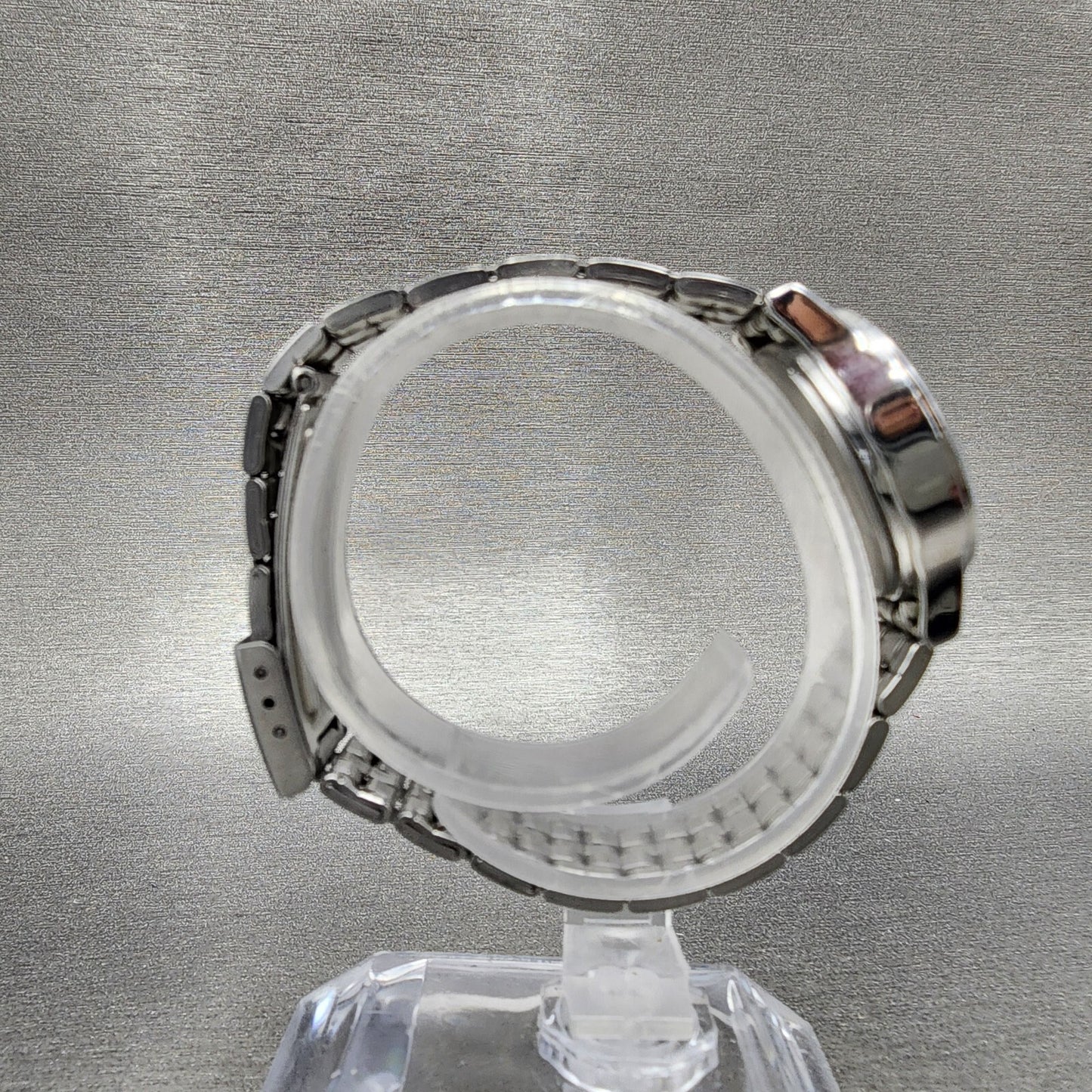Timex Indiglo Watch Women 25mm MOP Dial Silver Tone Date Round New battery8