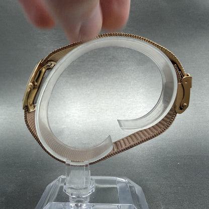 Skagen Tank Watch Women 21mm MOP Dial Rose Gold Rectangle 380XSRR1 New Battery6