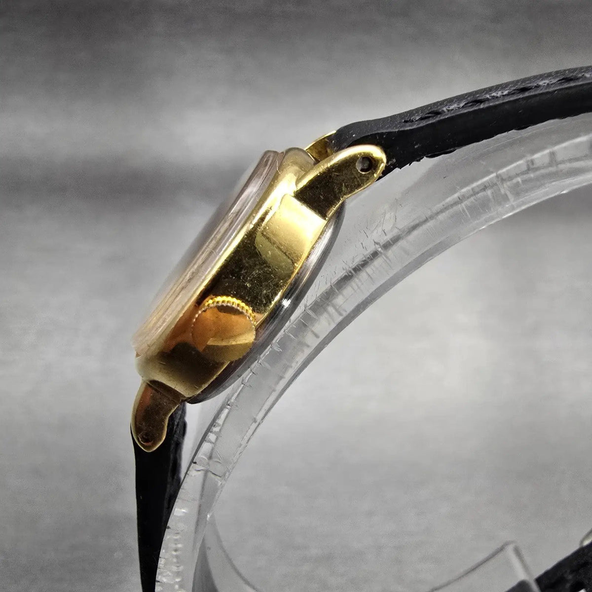 Seiko Watch Women 19mm Gold Dial Gold Tone Round 5420-0019 New Battery Vintage2