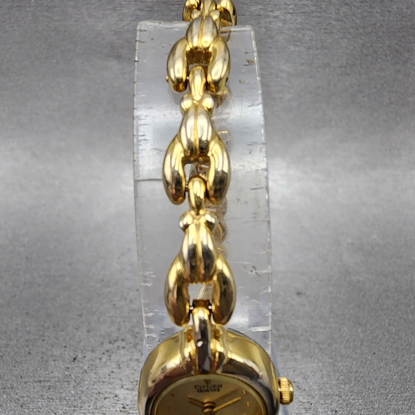 Citizen Watch Women 16mm Champagne Dial Gold Tone Oval 3220S36483 New Battery4