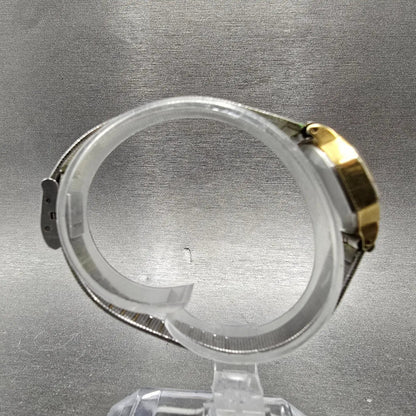 Citizen Castalia Watch Women 25mm White Dial Gold 4-831926 New Battery VTG JP8