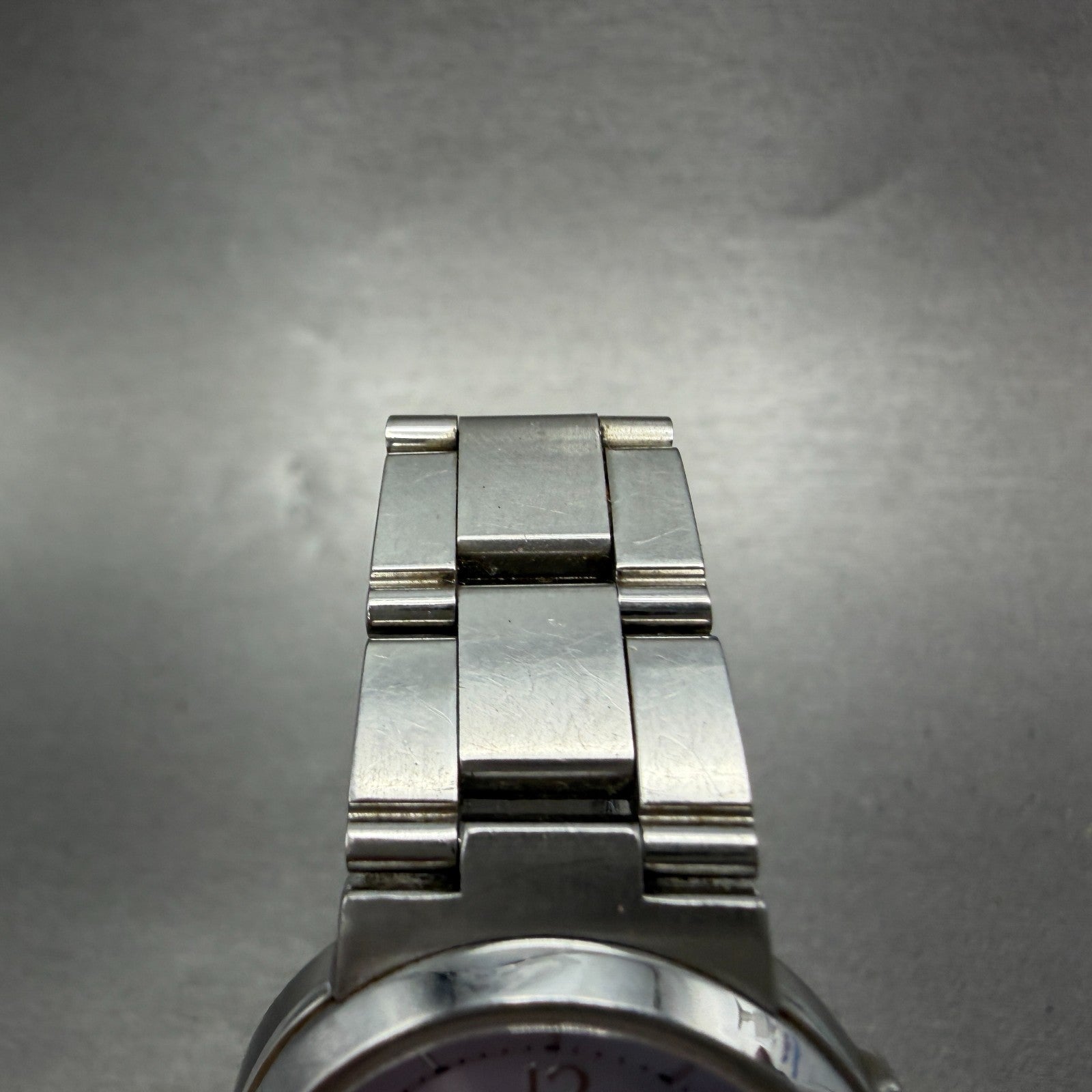 Seiko Lukia Watch Women 28mm Purple Dial Silver Tone Date 7N82-6E00 New Battery4