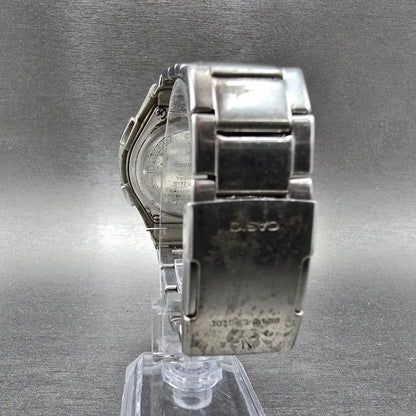 Casio Waveceptor WVQ-M410 Watch Men 43mm Blue Dial Silver Date Solar Runs JDM7