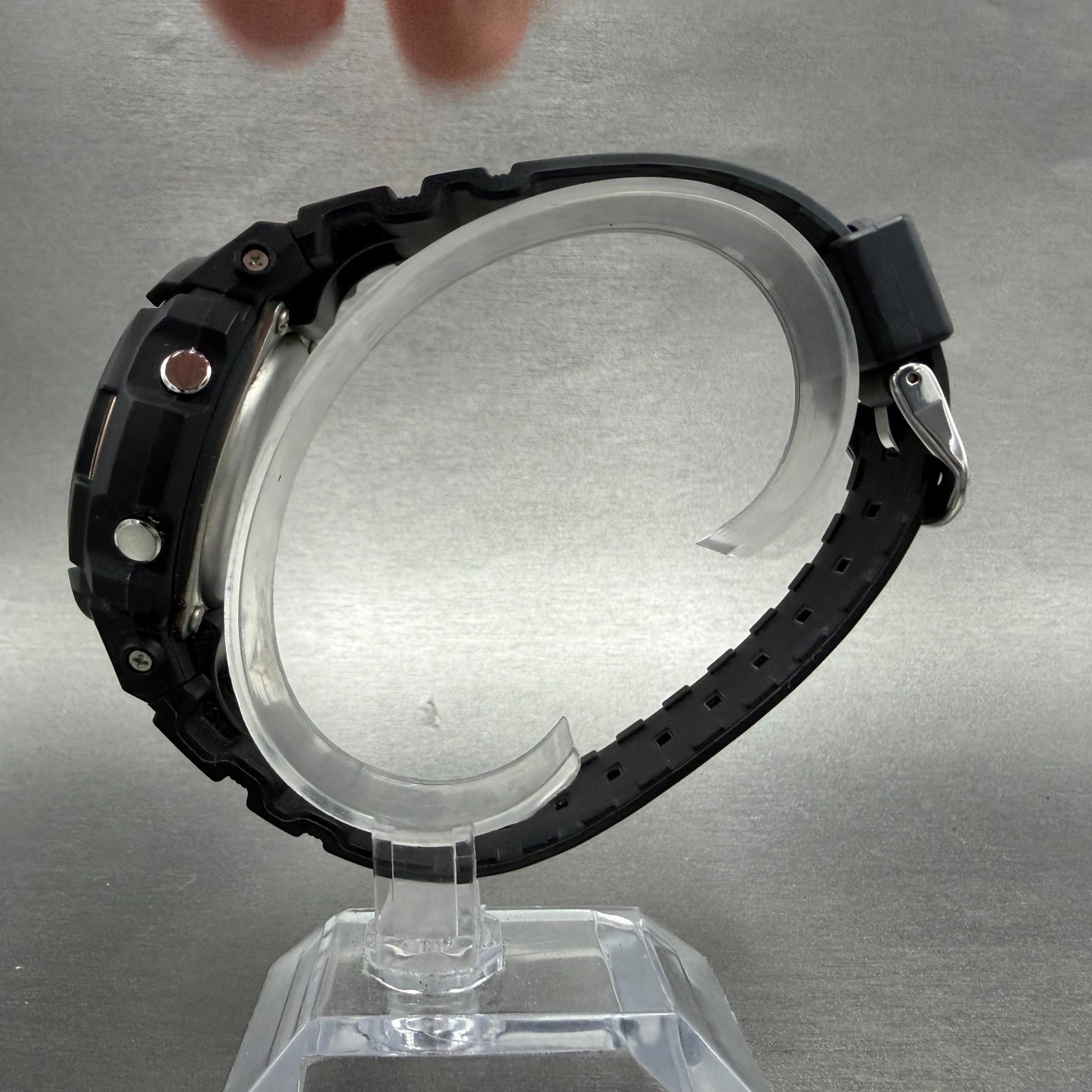 Casio G-Shock AWG-M100SF Watch Men 47mm Black Rose Gold Alarm Chrono Works Solar8