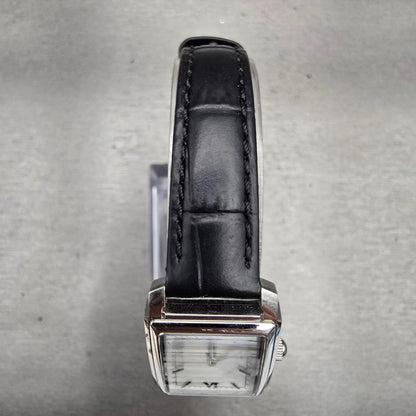 Bulova Tank Watch Women 21mm MOP Dial Silver Tone Rectangle 96L330 New Battery4