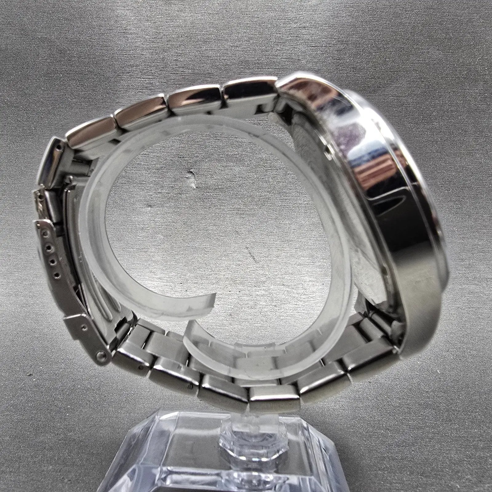 Invicta Specialty Watch Men 48mm Black Dial Silver Tone Date Month 0379 New Batt8