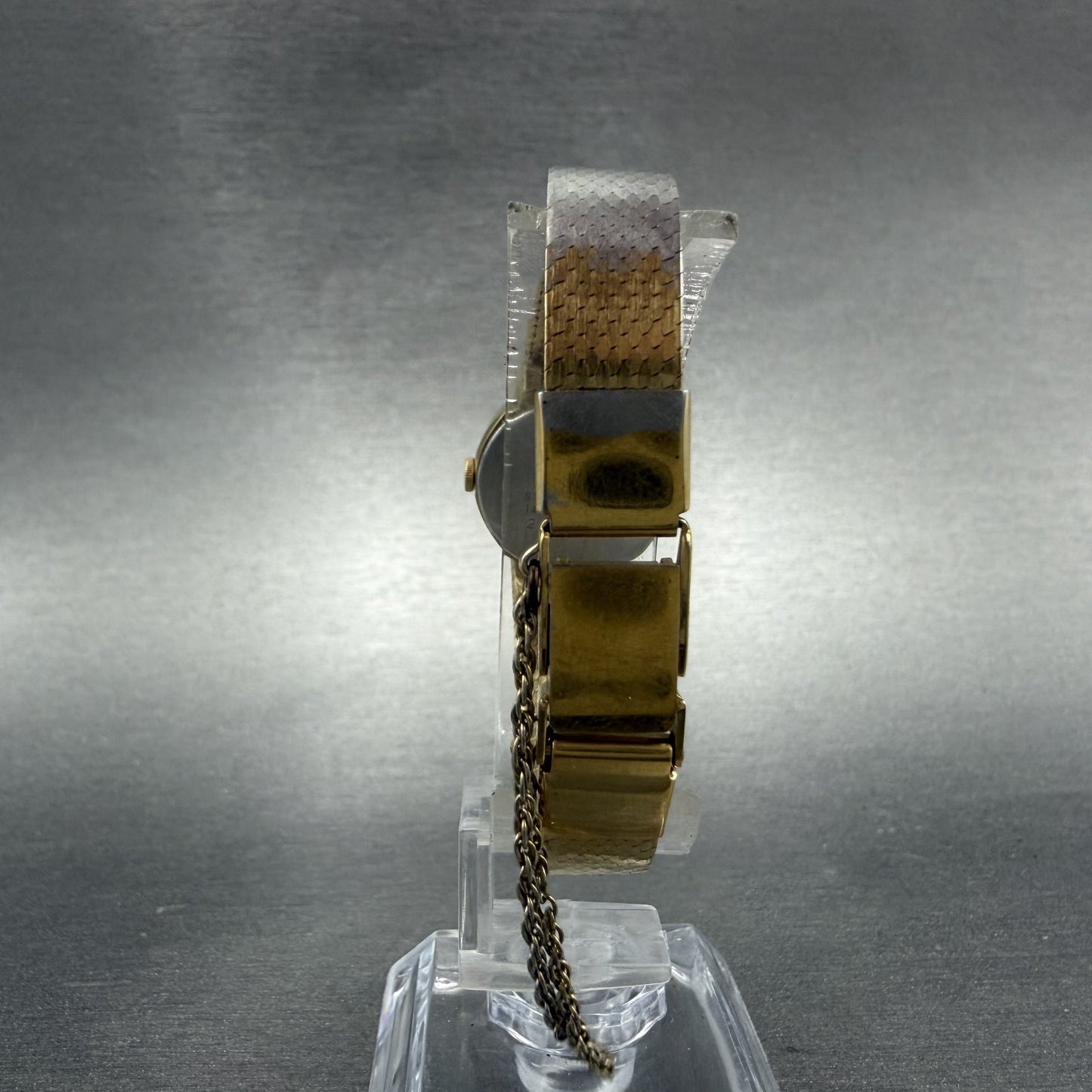 Seiko Watch Women 19mm Silver Dial Gold Tone Round 1400-8099 New Battery7
