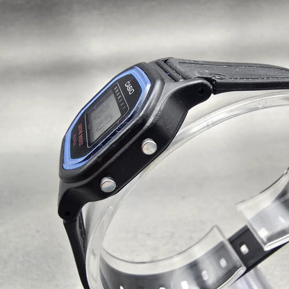 Casio LA-11W Digital Watch Women 25mm Black Blue Alarm Chronograph New Battery H2