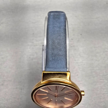 Skagen Ancher Watch Women 30mm Silver Dial Gold Tone Round SKW2482 New Battery4