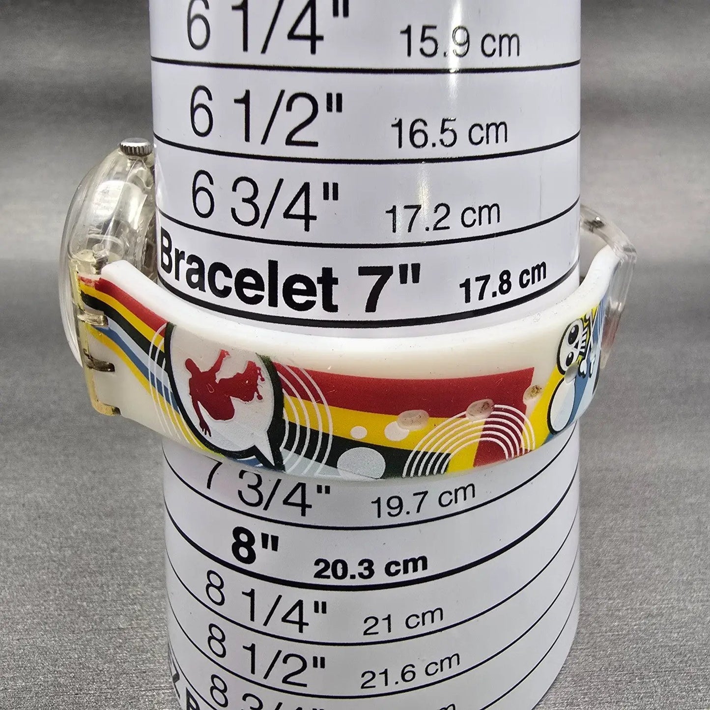 Swatch Gent Crazy Youngsters Watch Men White Dial Clear Case Round GE198 New Bat9