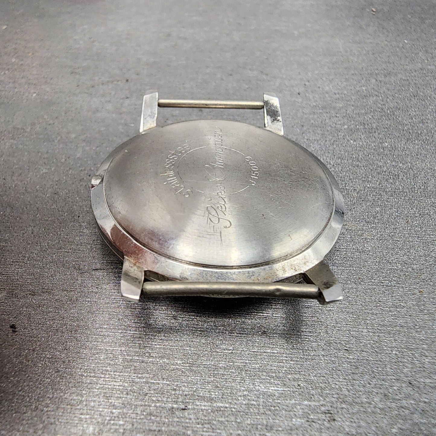 Seiko Champion Watch Case Stainless Steel Round  36mm J15009 VTG7