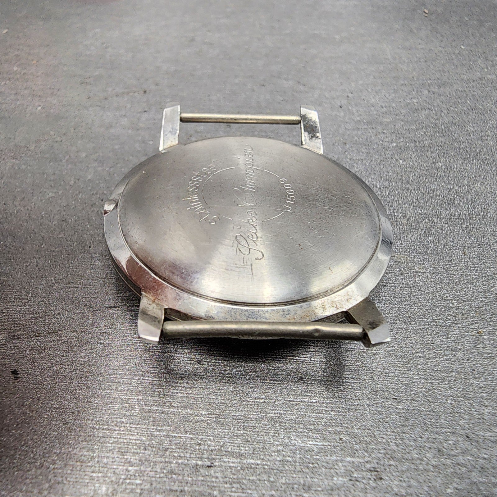 Seiko Champion Watch Case Stainless Steel Round  36mm J15009 VTG7