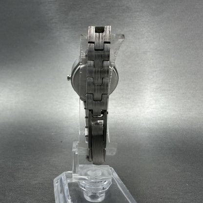 Hamilton Red Led Watch Women 24mm Digital Silver Tone Oval 992976 PARTS8